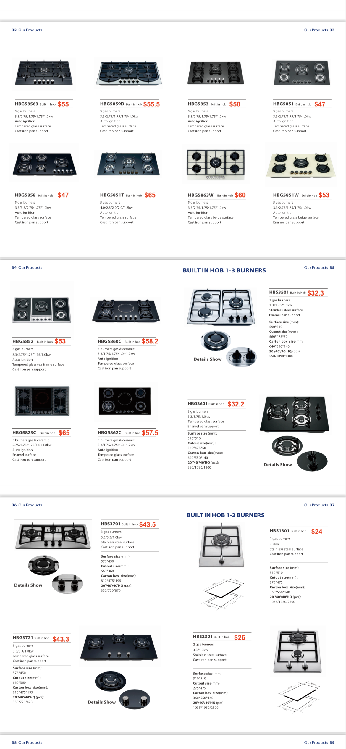 gas cooktop